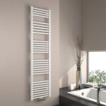 Emke - s�che - serviette eau chaude, radiateur s�che - serviettes raccordement central blanc 160x40cm ...