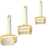 Emporte pices set, 3 pcs moule biscuit coupe pate, rond carr rectangulaire engrenage dcoupoir multifonction ...