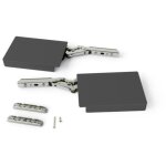 Emuca compas pour portes relevables altius lift, relevable 4000 - 9000 (extra high=xh), acier et plastique, ...