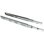Emuca - jeu de coulisses � billes � sorties totale avec supports, hauteur 45mm, longueur 600mm, acier, ...
