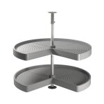 Emuca - jamais utilis] jeu de plateaux 8928921 shelvo 3 / 4 module 900mm plastique gris