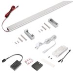 Emuca kit barre pour armoire luxe, ruban led 4, 5x8 neonlynx v, d�tecteur de mouvement rf smart et convertisse ...