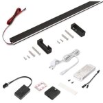 Emuca kit barre pour armoire luxe, ruban led 4, 5x8 neonlynx v, d�tecteur de mouvement rf smart et convertisse ...