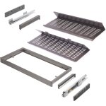 Emuca kit de range - chaussures extractible pour armoires quartz, rglable, module 900mm, acier, aluminium ...