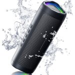 Enceinte bluetooth portable avec led ipx5 autonomie 20h bluetooth 5. 3 entrée aux&tf - card, stereo paring ... Enceinte bluetooth portable avec led ipx5 autonomie 20h bluetooth 5. 3 entrée aux&tf - card, stereo paring ...