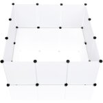 Tolletour enclos cages pour petits animaux diy parc pour lapins enclos blanc pour chiots clapier pour ... Tolletour enclos cages pour petits animaux diy parc pour lapins enclos blanc pour chiots clapier pour ...