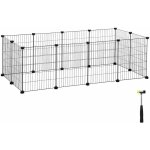 Enclos modulable, cl�ture pour petits animaux, cage pour hamsters, lapins, cochon d?inde, maille m�tallique, ...