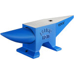Enclume en metal 66 lb, enclume bleue, conception stable, ideal pour les metallurgistes / les forgerons ...