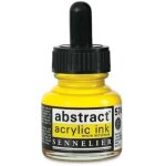 Encre acrylique en flacon - jaune primaire - sennelier