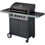 Enders - barbecue boston black 4 ik turbo - 4 brleurs dont 1 turbo zone - 1 brleur arrire infrarouge ...