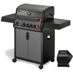 Enders by favex - barbecue gaz 4 br�leurs hyde 4 ? turbo zone? 800 �c ? br�leur arri�re & lat�ral ? grille ...