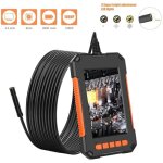 Endoscope industriel, camra endoscopique double objectif 1080p hd camera inspection endoscope canalisation ...