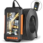 Endoscope industriel, endoscope num�rique � double objectif 1080p hd, �cran lcd 4, 3 pouces, �tanche ...