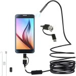 Endoscope usb 3 en 1 ultra mince 5, 5 mm endoscope hd cam�ra d'inspection avec 6 led r�glables ip67 c�ble ...