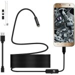 Endoscope usb 720p cam�ra endoscopique sonde �tanche ip67 de 5, 5mm cam�ras d'inspection c�ble semi - ...
