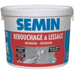 Semin - enduit de rebouchage en pâte spécial fissures et trous de vis intérieur / extérieur - seau de ... Semin - enduit de rebouchage en pâte spécial fissures et trous de vis intérieur / extérieur - seau de ...