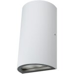 Endura style luminaires extrieurs led classique avec mission de lumire haut et bas, rond, en blanc ...