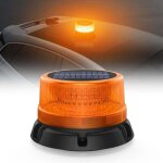 �nergie solaire gyrophare magnetique orange led batterie avec c�ble usb 1 m�tre, rechargeable jaune led ...