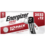 Energizer cr2032 piles au lithium 3v pour montres, torches et cl�s (12 piles)