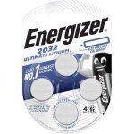 Energizer - pile bouton ultimate lithium cr2032 blister de 4 piles
