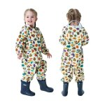 Enfants impermable filles garons combinaison de pluie poncho bb lgre vetement de pluie rutilisable ...