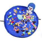 Enfants tapis de jeu sac de rangement de jouets b�b� pliable enfants tapis enfant organisateur de jouets ...