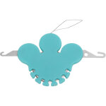 Enfile - aiguille 4 en 1, r�sistant � l'usure, l�ger, portable et durable, en plastique bleu.