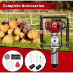 Enfonce pieux essence 2 temps marteau piqueur marteau construction piquets cl�ture jardin projets battage ...