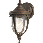 English bridle - petite lanterne murale ext�rieure � 1 ampoule bronze britannique ip44, e27 - elstead ...