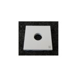 Enjoliveur 1 poste 2 modules blanc pure antibact�rien pour prise tv simple s�rie gallery hager