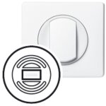 Enjoliveur blanc pour interrupteur de volets roulants avec programmation journali�re s�rie c�liane legrand ...