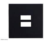 Enjoliveur chargeur usb hager gallery noir