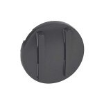 Enjoliveur �troit c�liane pour double interrupteur, va - et - vient ou poussoir finition graphite (065202) ...