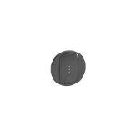 Enjoliveur graphite pour interrupteur temporis� ou inter + ventilation (067051 + 067423) c�liane legrand ...