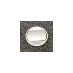 Enjoliveur gris finition titane doigt large pour interrupteur bipolaire s�rie c�liane legrand