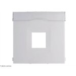 Enjoliveur kallysta pour prise rj45 ou hp mono finition: blanc