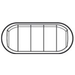Enjoliveur large c�liane pour interrupteur, va - et - vient ou poussoir 5 commandes blanc legrand 068011 ...