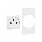 Enjoliveur living now pour prise de courant surface 2 modules - blanc (btkw55f)