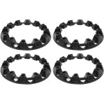 Enjoliveurs de pneu, ensemble d'enjoliveurs 4 pi�ces garniture de d�coration de moyeu de roue en plastique ...