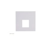 Enjoliveur prise rj45 sans porte tiquette hager gallery blanc
