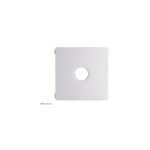 Enjoliveur prise tv kallysta hager wk740b blanc