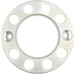 Enjoliveur de roue avant 22, 5  blanche man mercedes volvo scania daf renault iveco 10 trous universel ...