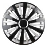 Enjoliveur de voiture falcon 15 pouces noir et argent