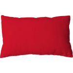 Coussin 30 x 50 cm lola 100% coton coloris rouge
