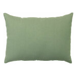 Coussin 30 x 50 cm lola 100% coton coloris vert argile