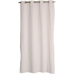 Enjoy home - rideau 8 oeillets 135 x 240 cm dune coton recycl� coloris ecru