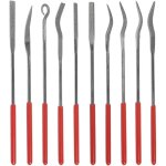 10 pi�ces limes � aiguille en alliage pour moudre et r�parer les moules, kit de lime grains 150 pour ...