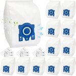 12 sacs d'aspirateur pour miele gn 3d classic c1 complete c2 c3, s227, s400i, s600, s800, s2000, s5000 ...