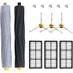 13pi�ces accessoires kits de rechange pour roomba filtre consommables aspirateur filtre brosses lat�rales ...