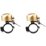 Enowelir lot de 2 sonnettes de v�lo classiques en laiton au son fort et clair pour enfants et adultes ...